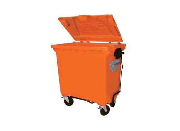 Plastik Çöp Kovası 770 Litre Pedallı