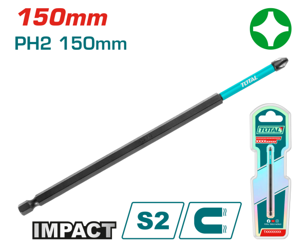 DARBELİ 150MM PH2 BİTS UÇU KARTELALI