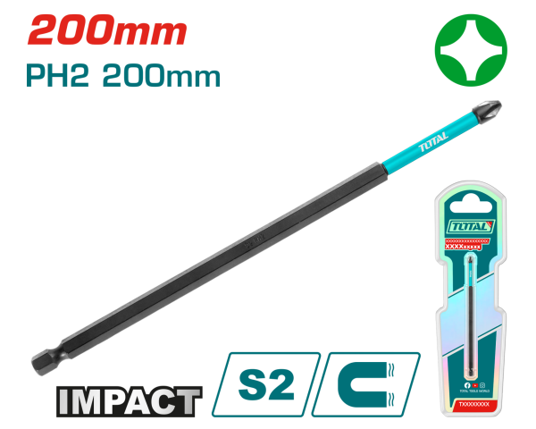 DARBELİ 200MM PH2 BİTS UÇU KARTELALI