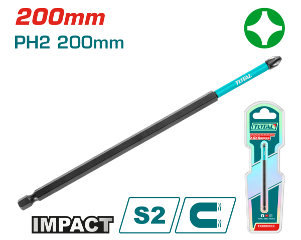 DARBELİ 200MM PH2 BİTS UÇU KARTELALI
