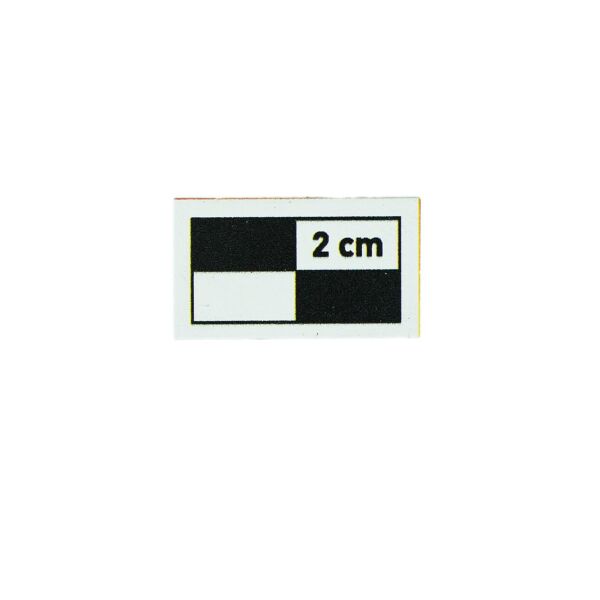 2 cm Alüminyum Fotoğraf Ölçeği Siyah Beyaz