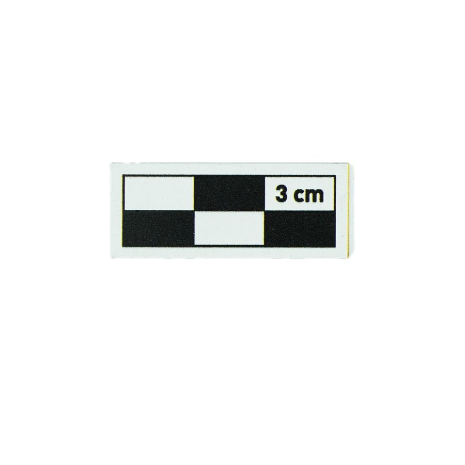 3 cm Alüminyum Fotoğraf Ölçeği Siyah Beyaz