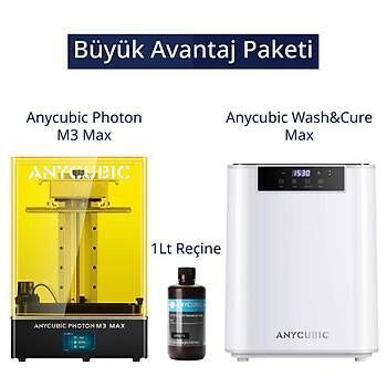 Anycubic Photon M3 MAX Reçineli SLA 3D Yazıcı Büyük Avantaj Paketi