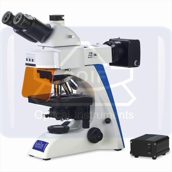 SOIF BK-FL4 Model Trinoküler Floresan Ataçmanlı Araştırma Mikroskobu LED-B/G/UV/V