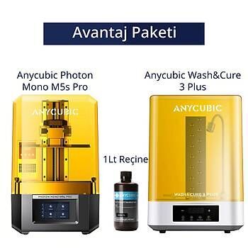 Anycubic Photon Mono M5S Pro SLA 3D Yazıcı Avantaj Paketi