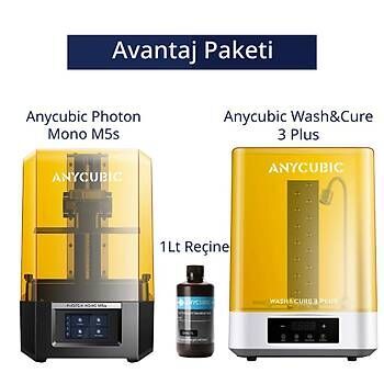 Anycubic Photon Mono M5S SLA 3D Yazıcı Avantaj Paketi