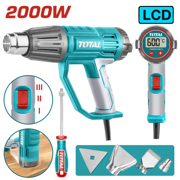 LED GÖSTERGELİ SICAK HAVA TABANCASI