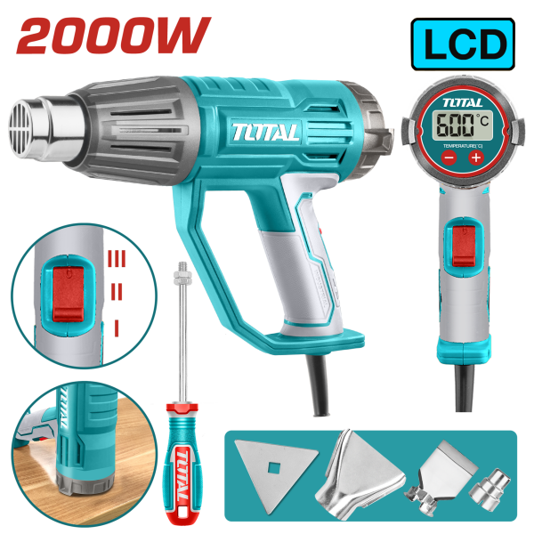 LED GÖSTERGELİ SICAK HAVA TABANCASI