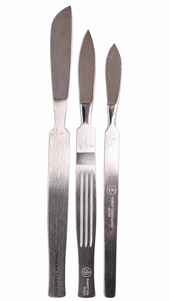 Sabit Bistüri 3'lü Set – 14 / 15,5 / 17 cm