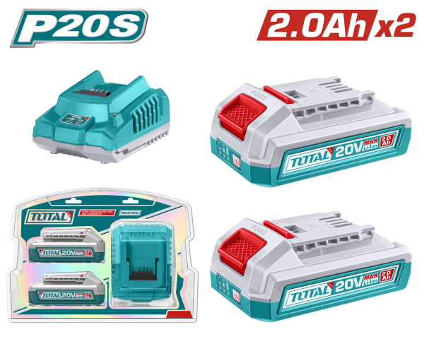 P20S 2Lİ 2.0 Ah TFBLI2001 AKÜ VE ŞARJ ALETİ SETİ
