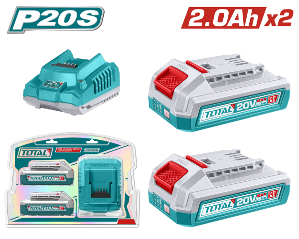 P20S 2Lİ 2.0 Ah TFBLI2001 AKÜ VE ŞARJ ALETİ SETİ