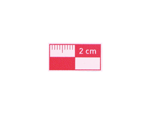 2 cm Kırmızı  Fotoğraf Ölçeği