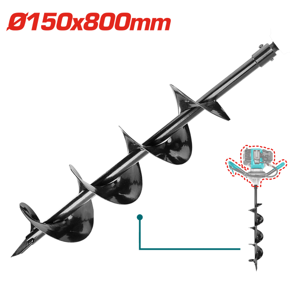 Toprak Burgu Yedek Ucu 150x800mm
