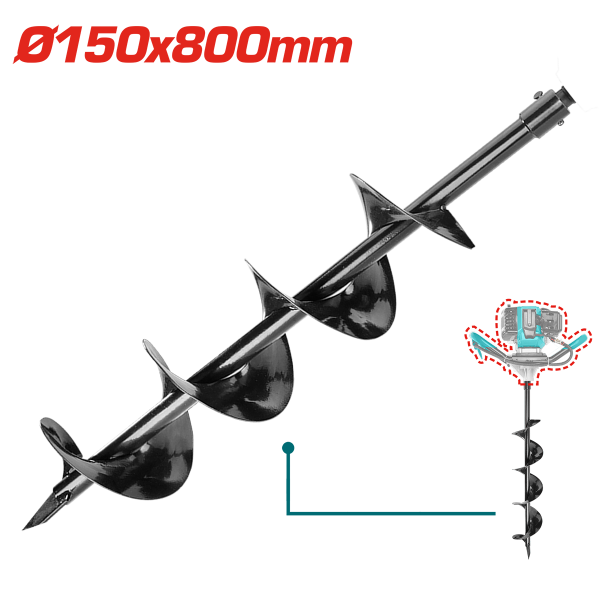 Toprak Burgu Yedek Ucu 150x800mm