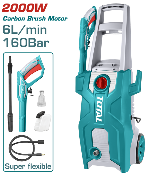 YÜKSEK BASINÇLI YIKAMA MAKİNESİ 160 BAR-2000W