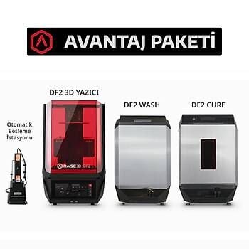 Raise3D DF2 DLP 3D Yazıcı Avantaj Paketi