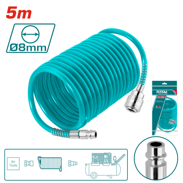 SPİRAL HAVA HORTUMU 5M
