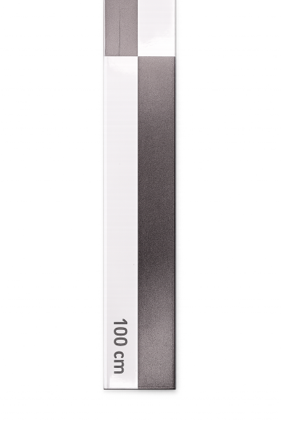 100 cm Siyah-Beyaz Alüminyum Lama Arkeolojik Fotoğraf Ölçeği