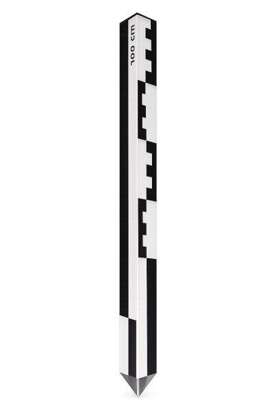 100 cm Siyah-Beyaz Köşebent Arkeolojik Fotoğraf Ölçeği