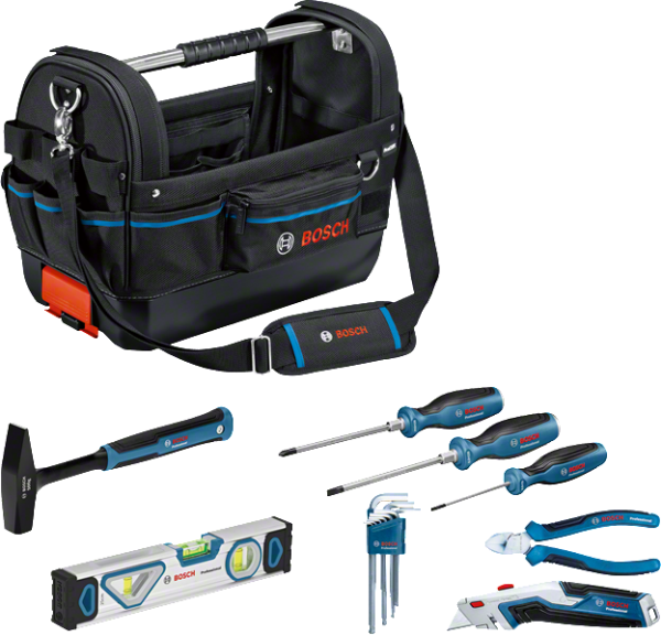 Bosch Profesyonel El Aleti Seti 8 Parça + GWT 20 Çanta