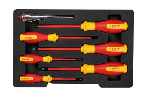 Bosch Profesyonel VDE Tornavida Seti 7 Parça