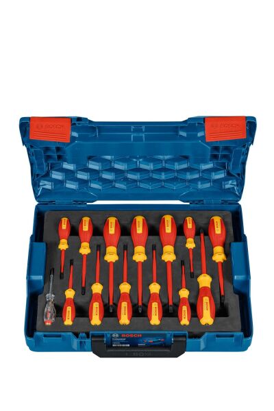 Bosch Profesyonel VDE Tornavida Seti 14 Parça