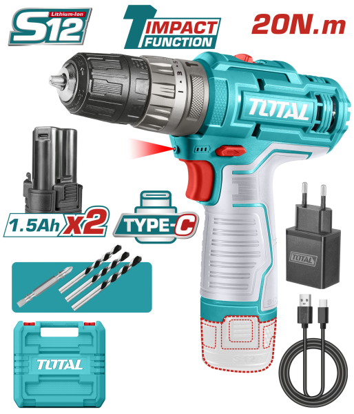 LI-ION  12V AKÜLÜ DARBELİ VİDALAMA