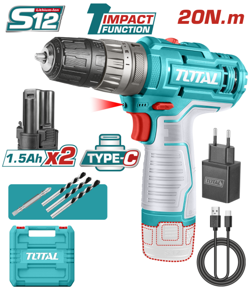 LI-ION  12V AKÜLÜ DARBELİ VİDALAMA