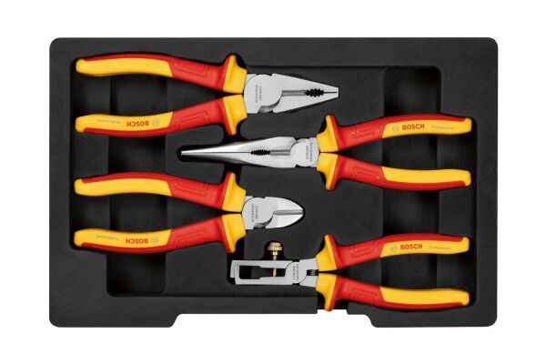 Bosch Profesyonel VDE Pense Seti 4 Parça
