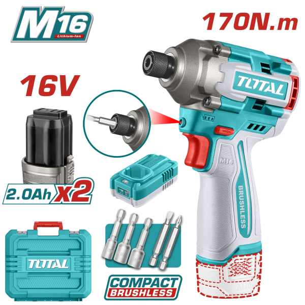 LI-ION AKÜLÜ DARBELİ VİDALAMA 16V