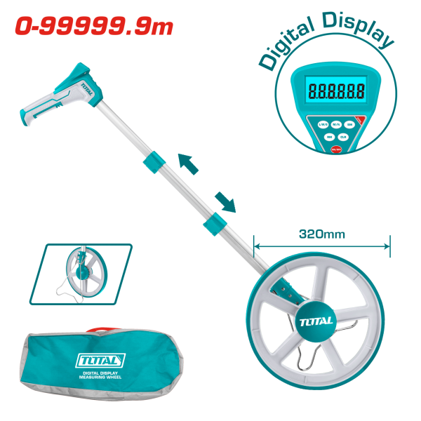 TEKERLEKLİ DİJİTAL MESAFE ÖLÇER