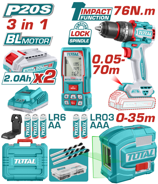 AVANTAJ SET - MATKAP, LAZER METRE, LAZER HİZALAMA