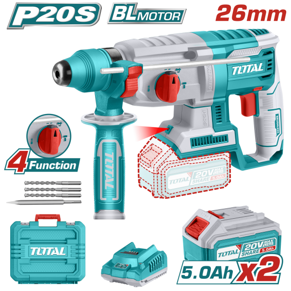 LI-ION AKÜLÜ KÖMÜRSÜZ KIRICI DELİCİ 2x5.0AH