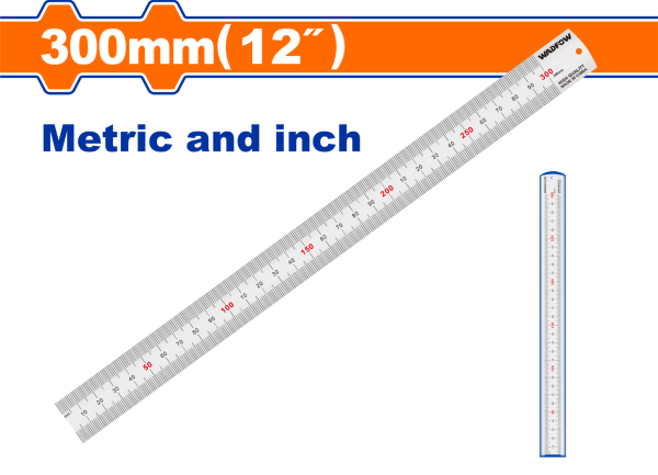 WADFOW ÇELİK CETVEL 300MM