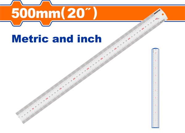 WADFOW ÇELİK CETVEL 500MM