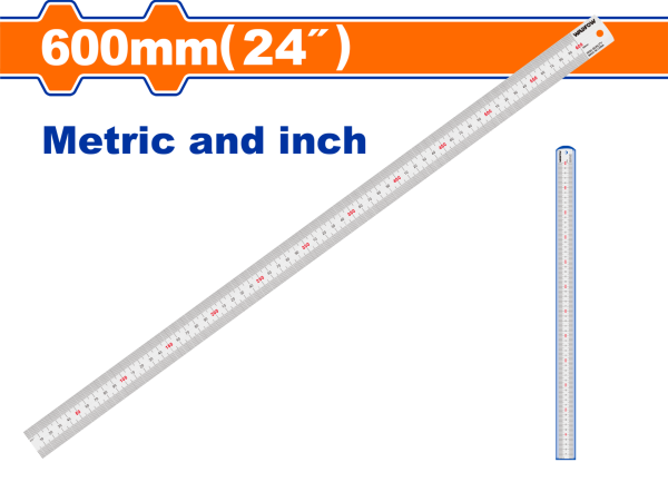WADFOW ÇELİK CETVEL 600MM