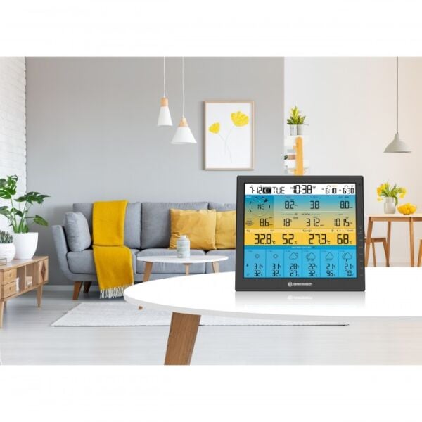 BRESSER, 4CAST PRO SF WiFi meteoroloji istasyonu 7'si 1 arada (10'' Ekran)